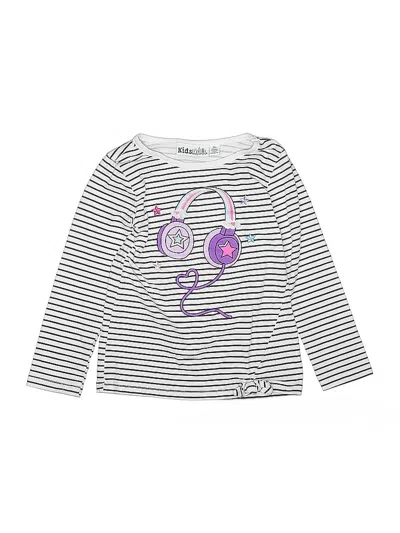 Pre-owned Assorted Brands Kids' 3/4 Sleeve T-shirt In White