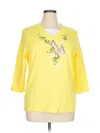 Assorted Brands 3/4 Sleeve T-shirt In Yellow