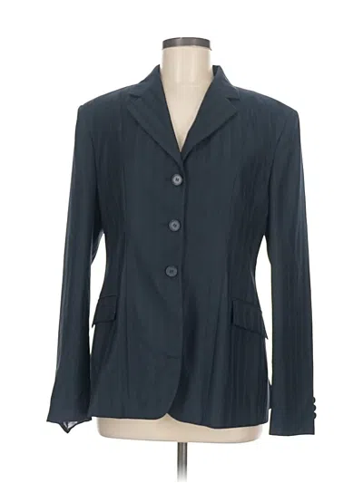 Pre-owned Assorted Brands 3/4 Sleeve Top Blue Square Neckline Tops
