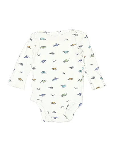 Pre-owned Assorted Brands Kids' 3/4 Sleeve Top White Tops