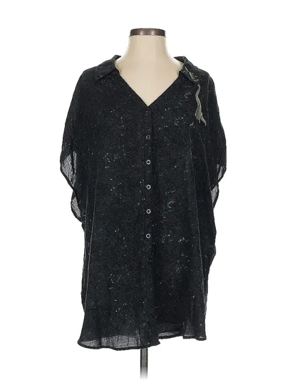 Pre-owned Assorted Brands 3/4 Sleeve T-shirt In Black