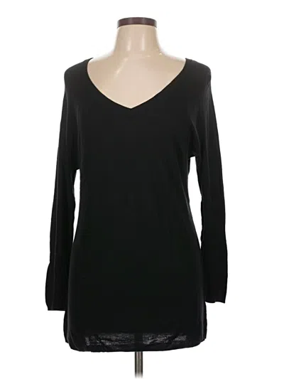 Pre-owned Assorted Brands 3/4 Sleeve T-shirt In Black