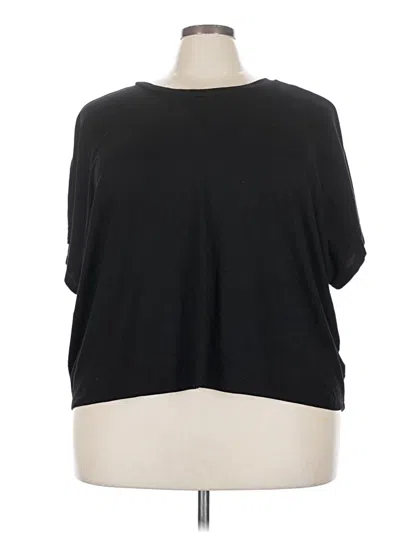 Pre-owned Assorted Brands 3/4 Sleeve T-shirt In Black