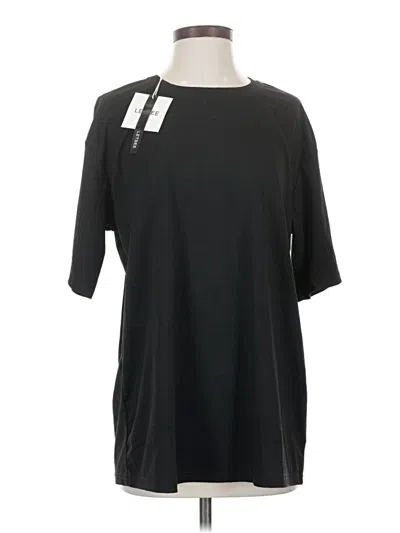 Pre-owned Assorted Brands 3/4 Sleeve T-shirt In Black