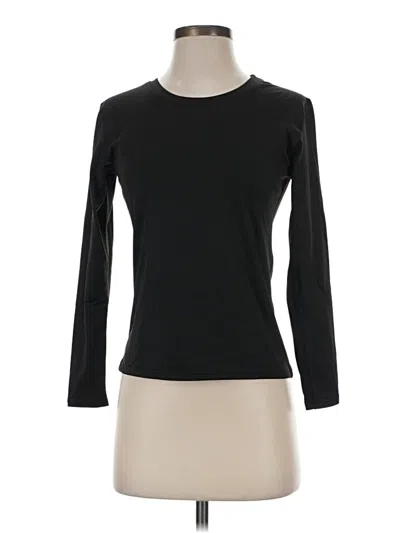 Pre-owned Assorted Brands 3/4 Sleeve T-shirt In Black