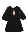 Assorted Brands 3/4 Sleeve T-shirt In Black