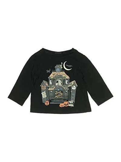Pre-owned Assorted Brands Babies' 3/4 Sleeve T-shirt In Black