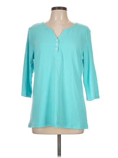 Assorted Brands 3/4 Sleeve T-shirt In Blue