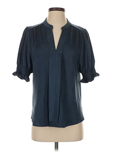 Pre-owned Assorted Brands 3/4 Sleeve T-shirt In Blue