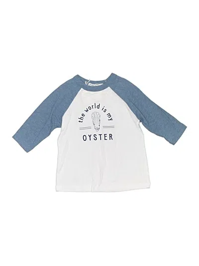 Pre-owned Assorted Brands Kids' 3/4 Sleeve T-shirt In Blue