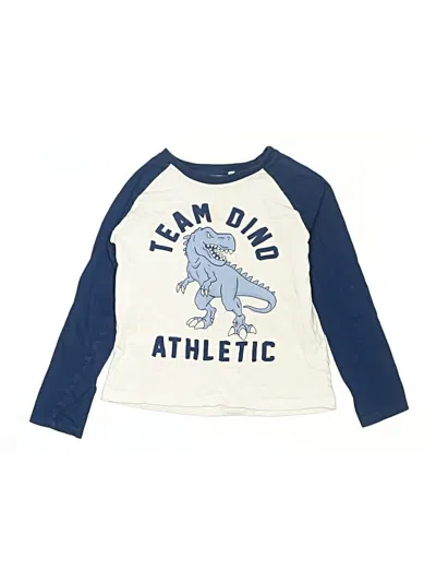 Pre-owned Assorted Brands Kids' 3/4 Sleeve T-shirt In Blue