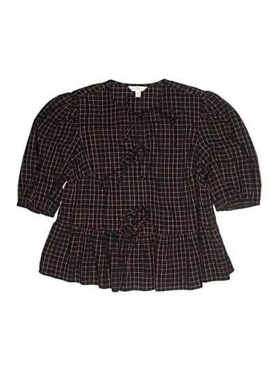 Pre-owned Assorted Brands Kids' 3/4 Sleeve T-shirt In Brown