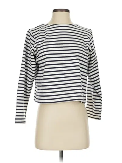 Pre-owned Assorted Brands 3/4 Sleeve T-shirt In Gray