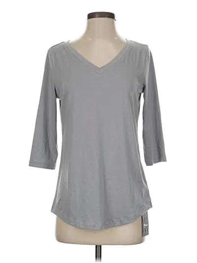 Assorted Brands 3/4 Sleeve T-shirt In Gray