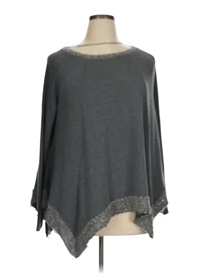 Pre-owned Assorted Brands 3/4 Sleeve T-shirt In Gray
