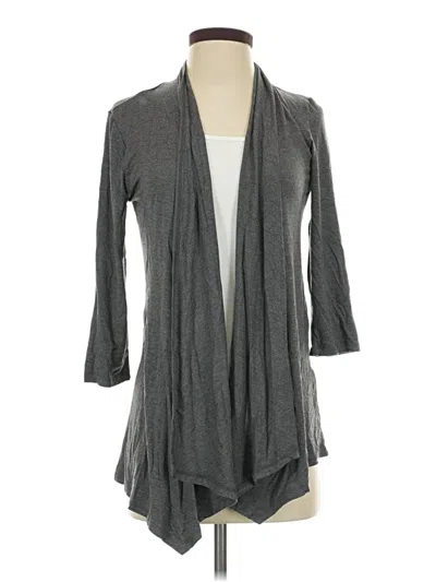Pre-owned Assorted Brands 3/4 Sleeve T-shirt In Gray