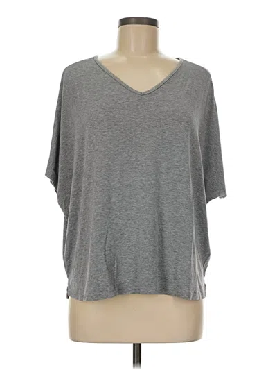 Pre-owned Assorted Brands 3/4 Sleeve T-shirt In Gray