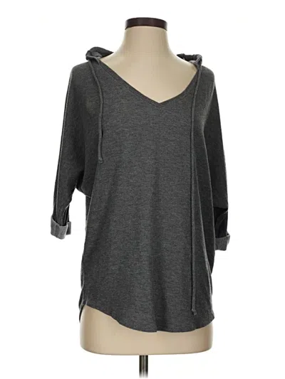 Pre-owned Assorted Brands 3/4 Sleeve T-shirt In Gray