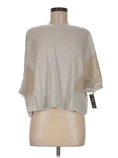 Assorted Brands 3/4 Sleeve T-shirt In Gray
