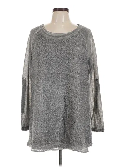 Assorted Brands 3/4 Sleeve T-shirt In Gray