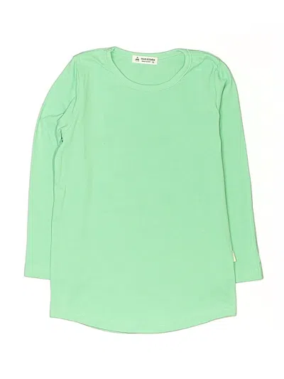 Pre-owned Assorted Brands Kids' 3/4 Sleeve T-shirt In Green