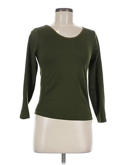 Pre-owned Assorted Brands 3/4 Sleeve T-shirt In Green