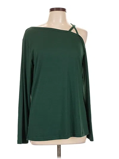 Pre-owned Assorted Brands 3/4 Sleeve T-shirt In Green