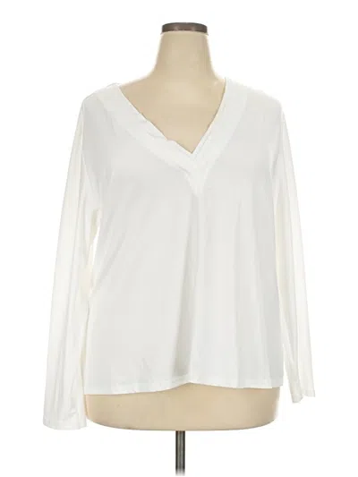 Pre-owned Assorted Brands 3/4 Sleeve T-shirt In Ivory