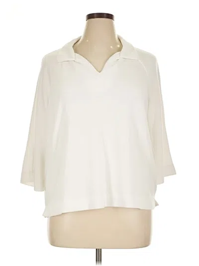 Pre-owned Assorted Brands 3/4 Sleeve T-shirt In Ivory