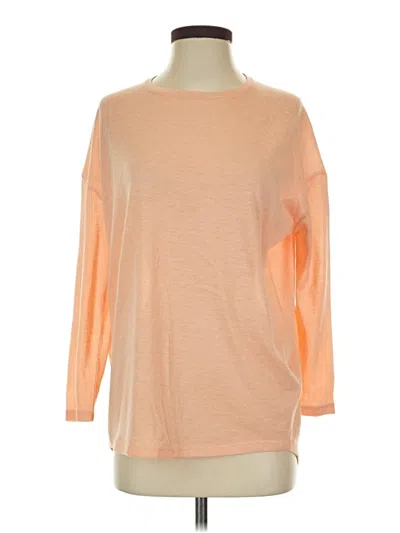 Pre-owned Assorted Brands 3/4 Sleeve T-shirt In Orange