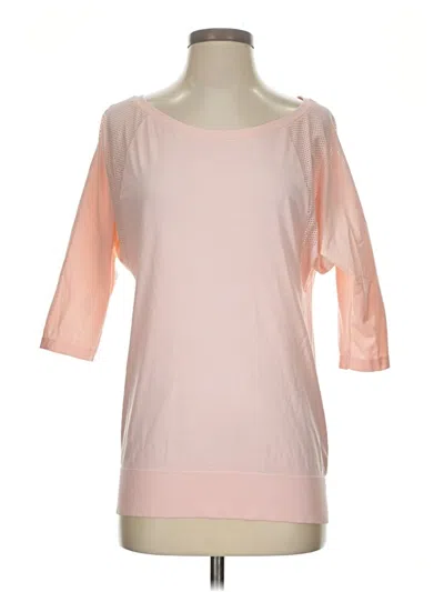 Pre-owned Assorted Brands 3/4 Sleeve T-shirt In Pink