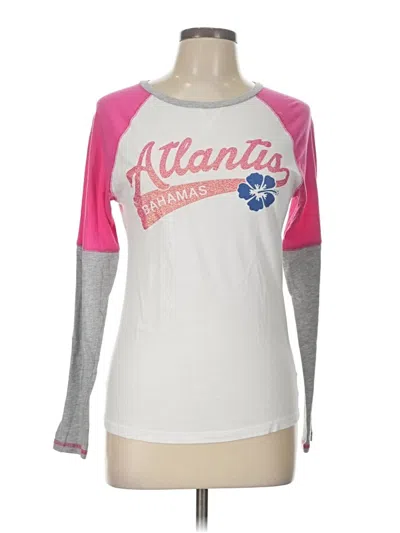 Pre-owned Assorted Brands 3/4 Sleeve T-shirt In Pink