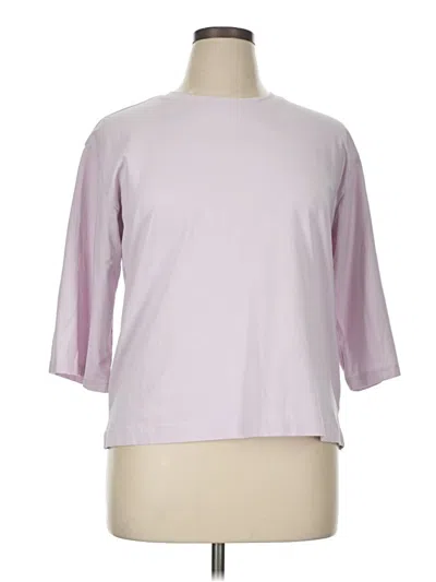Pre-owned Assorted Brands 3/4 Sleeve T-shirt In Pink