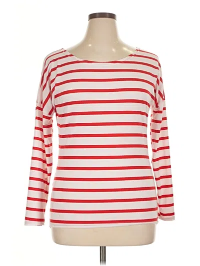 Pre-owned Assorted Brands 3/4 Sleeve T-shirt In Red
