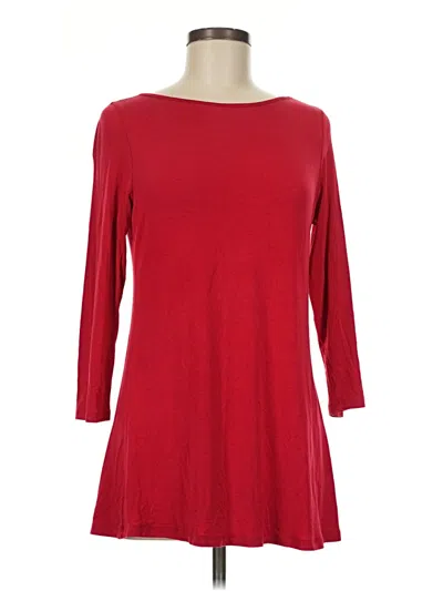 Pre-owned Assorted Brands 3/4 Sleeve T-shirt In Red