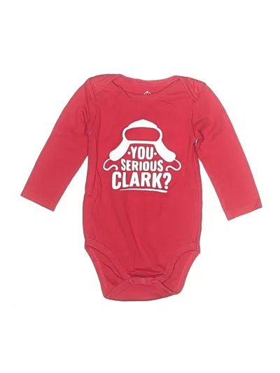 Pre-owned Assorted Brands Kids' 3/4 Sleeve T-shirt In Red