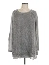 Assorted Brands 3/4 Sleeve T-shirt In Silver
