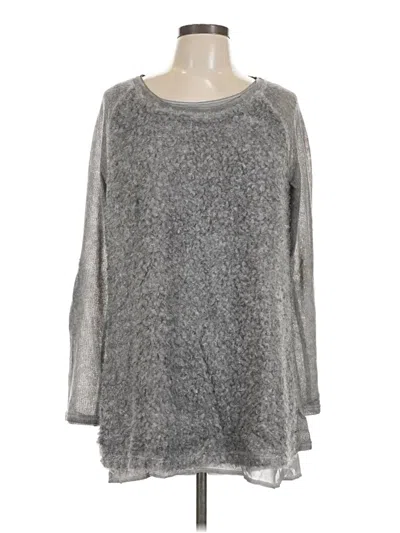 Assorted Brands 3/4 Sleeve T-shirt In Silver