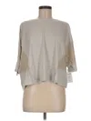 Assorted Brands 3/4 Sleeve T-shirt In Tan