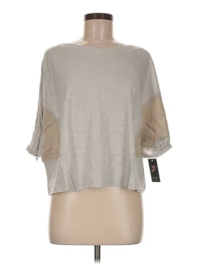 Assorted Brands 3/4 Sleeve T-shirt In Tan