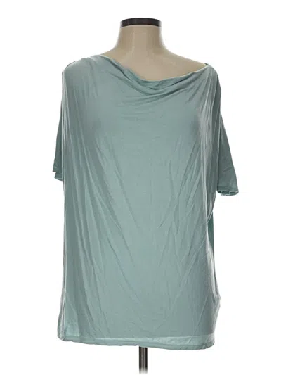 Pre-owned Assorted Brands 3/4 Sleeve T-shirt In Teal
