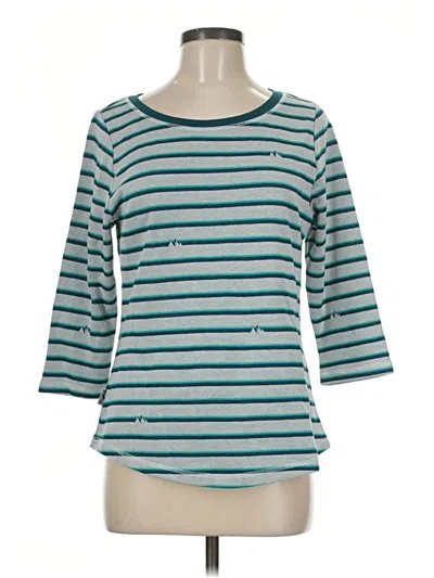 Assorted Brands 3/4 Sleeve T-shirt In Teal