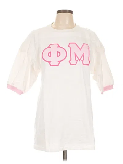 Pre-owned Assorted Brands 3/4 Sleeve T-shirt In White