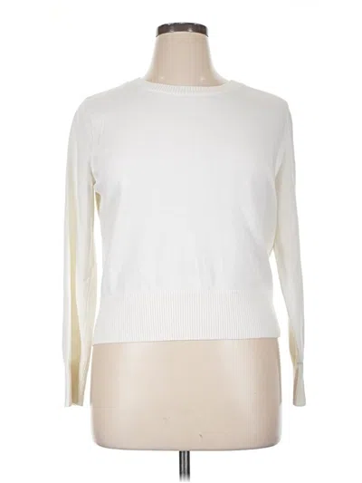 Pre-owned Assorted Brands 3/4 Sleeve T-shirt In White