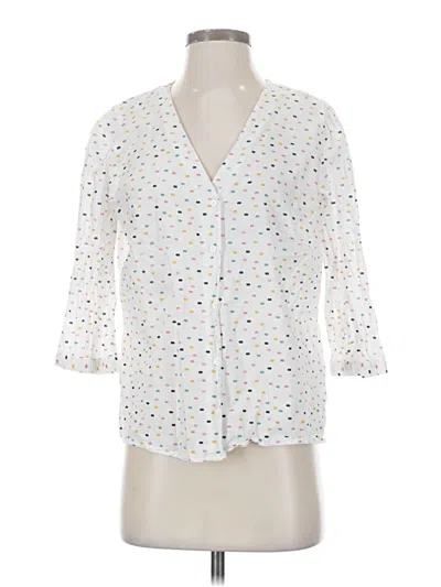 Pre-owned Assorted Brands 3/4 Sleeve T-shirt In White