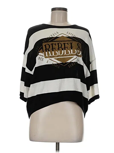 Pre-owned Assorted Brands 3/4 Sleeve T-shirt In White