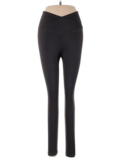 Pre-owned Assorted Brands Active Pants In Black