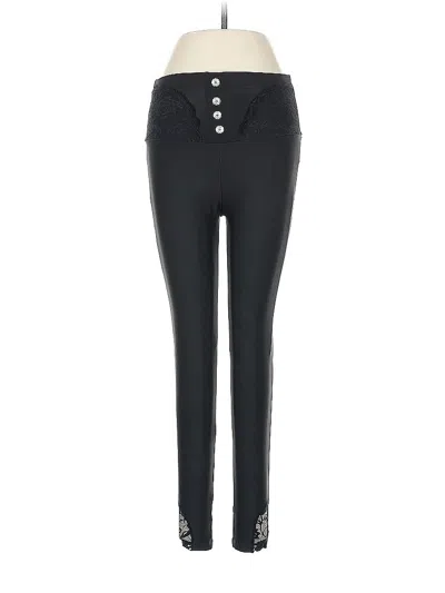 Pre-owned Assorted Brands Active Pants In Black