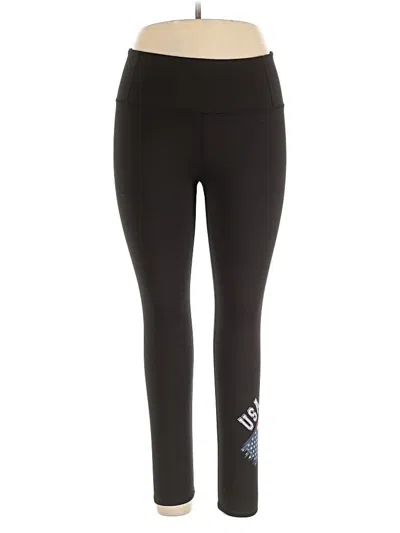 Pre-owned Assorted Brands Active Pants In Black