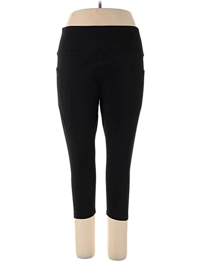 Pre-owned Assorted Brands Active Pants In Black